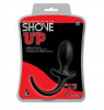 Чёрная анальная пробка с хвостом Shove UP 3.5Inch Buttplug With Tail