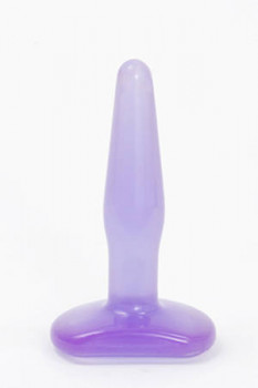 Фиалковая анальная пробка Crystal Jellies small