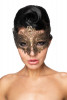 Золотистая карнавальная маска 