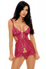 Роскошная сорочка Peyton из нежного кружева, лиловый