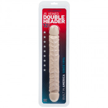 Фаллоимитатор двухсторонний Jr. Veined Double Header 12