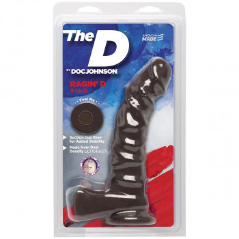 Коричневый фаллоимитатор The D Ragin' D 9