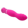 Розовый вибратор Ecstasy Rippled Vibe - 19,5 см.