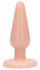 Телесная коническая анальная пробка Basic 5 Inch - 12,7 см.