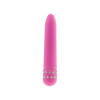 Розовый мультискоростной вибратор Diamond Pink Superbe Vibe - 15 см.
