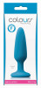 Голубая анальная мини-пробка Small Plug - 11,5 см.