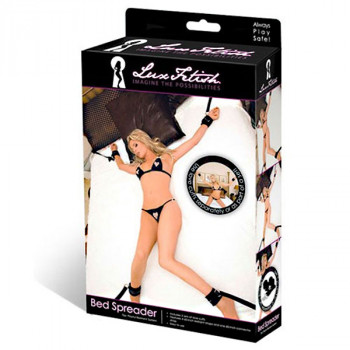 Черный набор фиксаций на кровати Classic Bed Spreader